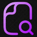 Busqueda De Archivos Icono