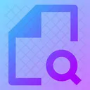 Busqueda De Archivos Icono