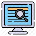 Busqueda De Articulos Informacion Articulos De Blog Icono