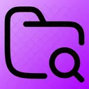 Busqueda De Carpetas Icono
