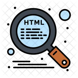 Búsqueda de código html  Icono