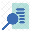 Busqueda De Datos Analisis Datos Icono