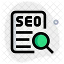 Busqueda De Datos Seo Icon