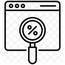 Búsqueda de descuento  Icono