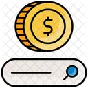 Busqueda De Dinero Icono