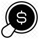 Busqueda De Dinero Busqueda Busqueda Financiera Icono