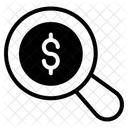 Busqueda De Dinero Icono