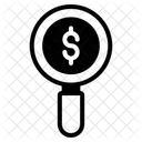 Busqueda De Dinero Icono