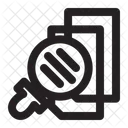 Búsqueda de documentos de datos  Icono