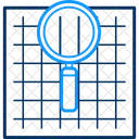 Búsqueda de gráfico de barras  Icono