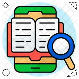 Búsqueda de libros móviles  Icono
