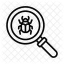 Busqueda De Malware Virus Malware Icono