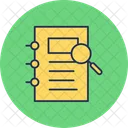 Busqueda De Bloc De Notas Y Negocios Icon