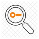 Busqueda De Palabras Clave Icono