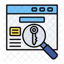 SEO Busqueda Buscando Icono