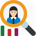 Búsqueda de recursos humanos  Icono