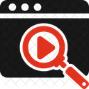 Busqueda De Video Video Busqueda Icono