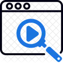 Busqueda De Video Video Busqueda Icono
