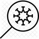 Virus Busqueda Seguimiento De Errores Icono