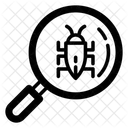 Busqueda De Virus Busqueda De Virus Seguimiento De Errores Icono