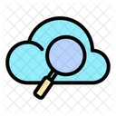 Busqueda En La Nube Nube Busqueda Icon