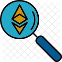 Busqueda De Ethereum Ethereum Busqueda Icono