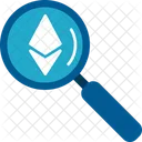 Busqueda De Ethereum Ethereum Busqueda Icono