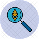 Busqueda De Ethereum Ethereum Busqueda Icono