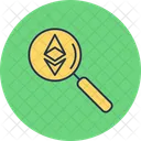 Busqueda De Ethereum Ethereum Busqueda Icono