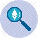 Busqueda De Ethereum Ethereum Busqueda Icono