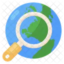 Busqueda Internacional Global Busqueda Mundial Icono