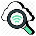 Buscar wifi en la nube  Icono