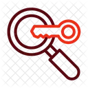 Busqueda De Palabras Clave Busqueda Seo Icono