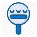 Busqueda De Palabras Clave Marketing SEO Icono