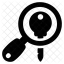 Busqueda De Palabras Clave Encontrar Palabras Clave Analisis De Palabras Clave Icono