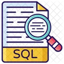 Busqueda SQL Busqueda De Datos Busqueda De Servidor アイコン