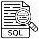 Busqueda SQL Busqueda De Datos Busqueda De Servidor アイコン