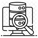 Busqueda SQL Busqueda De Datos Exploracion De Bases De Datos Icono