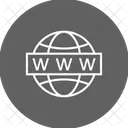 Web Busqueda Globo Icono