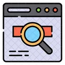 SEO Sitio Web Busqueda Icono