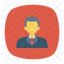 Bussines Man Accounting Icon