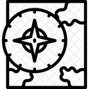 Bussola Ferramenta De Navegacao Localizador De Direcao Ícone