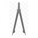 Bússola de desenho  Ícone
