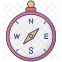 Compass Outline Fill Icon Travel And Tour Icons Ícone