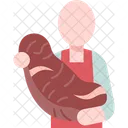 Butcher Seller Meat Icon