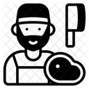 Butcher Slaughterer Meat Cutter Icon