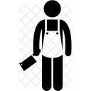 Butcher Knife Man Icon