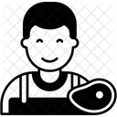 Butcher Knife Meat Icon