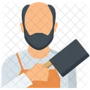 Butcher Latino Man Icon