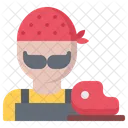 Butcher Meat Food Icon